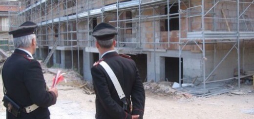 chiusura del cantiere per irregolarità