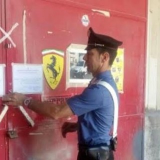 Sequestrata officina a Montoro