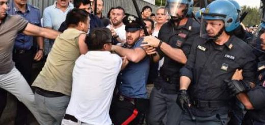 Disordini al processo per direttissima